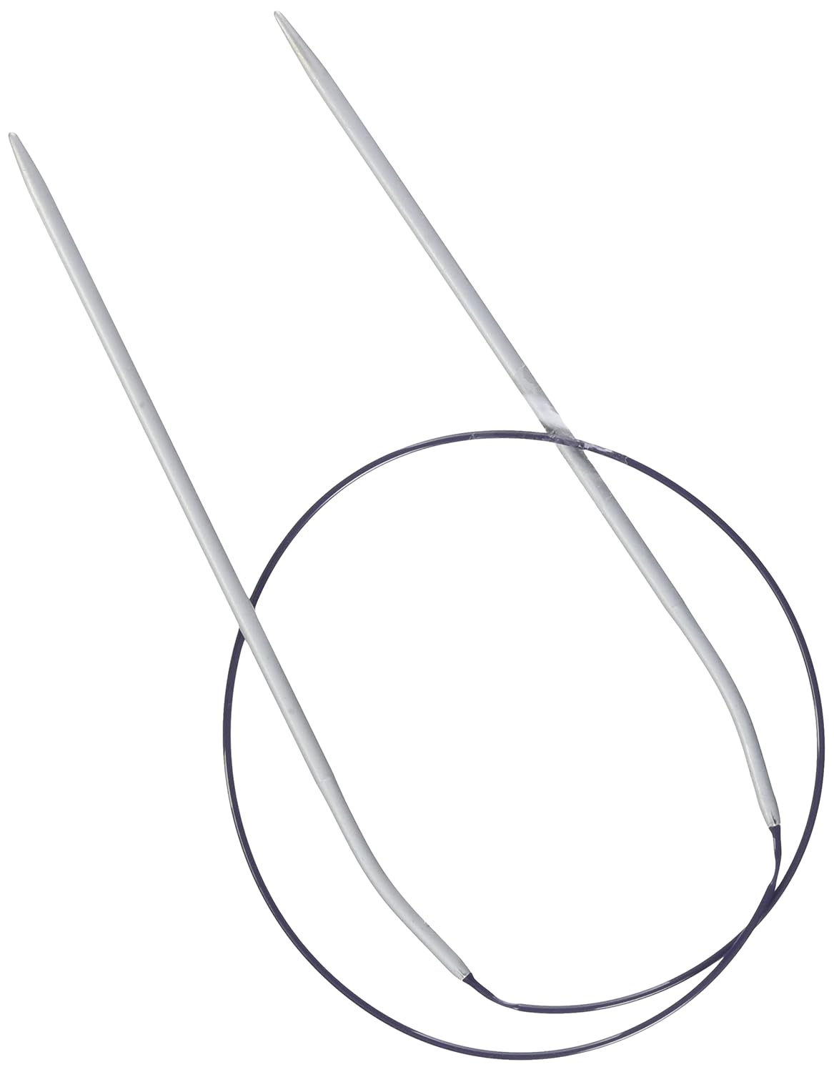 Prym Rundstricknadeln Alu 60 cm 3,00 mm Grau Prodotti per Ufficio, Alluminio, Grigio, 3,0 mm
