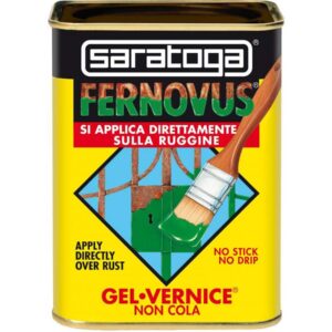 Saratoga - Vernis gel anti-rouille, prêt à l'emploi sans besoin de traitements préliminaires, boîte de 750 ml - Châtaigne brillant