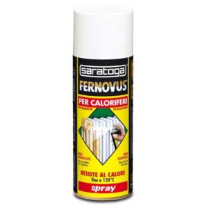 Vernis en spray pour radiateurs résistant jusqu'à 120 ° – Fernovus Blanc brillant