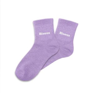 STC Chaussettes paillettes enfant bisous 6-10ans fille