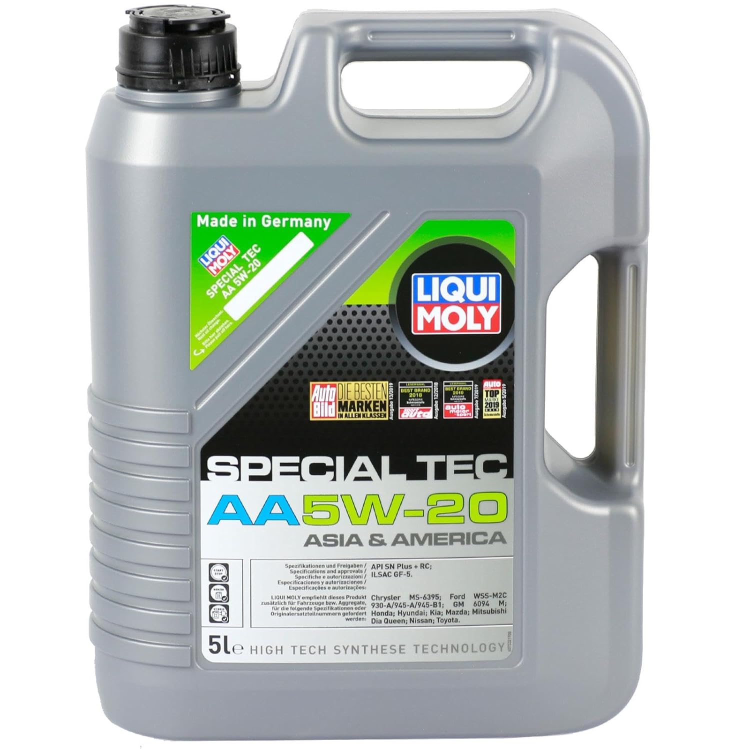 Liqui Moly 7532 huile à faible friction AA spécial 5 W-20, 5 L
