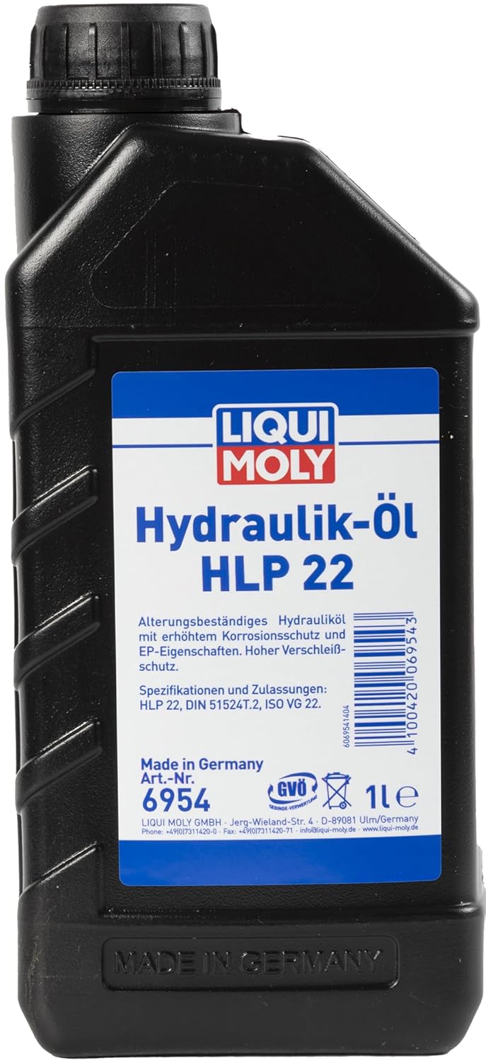 LIQUI MOLY Huile hydraulique HLP 22, 1 L, Huile de vitesse, Huile hydraulique, SKU: 6954