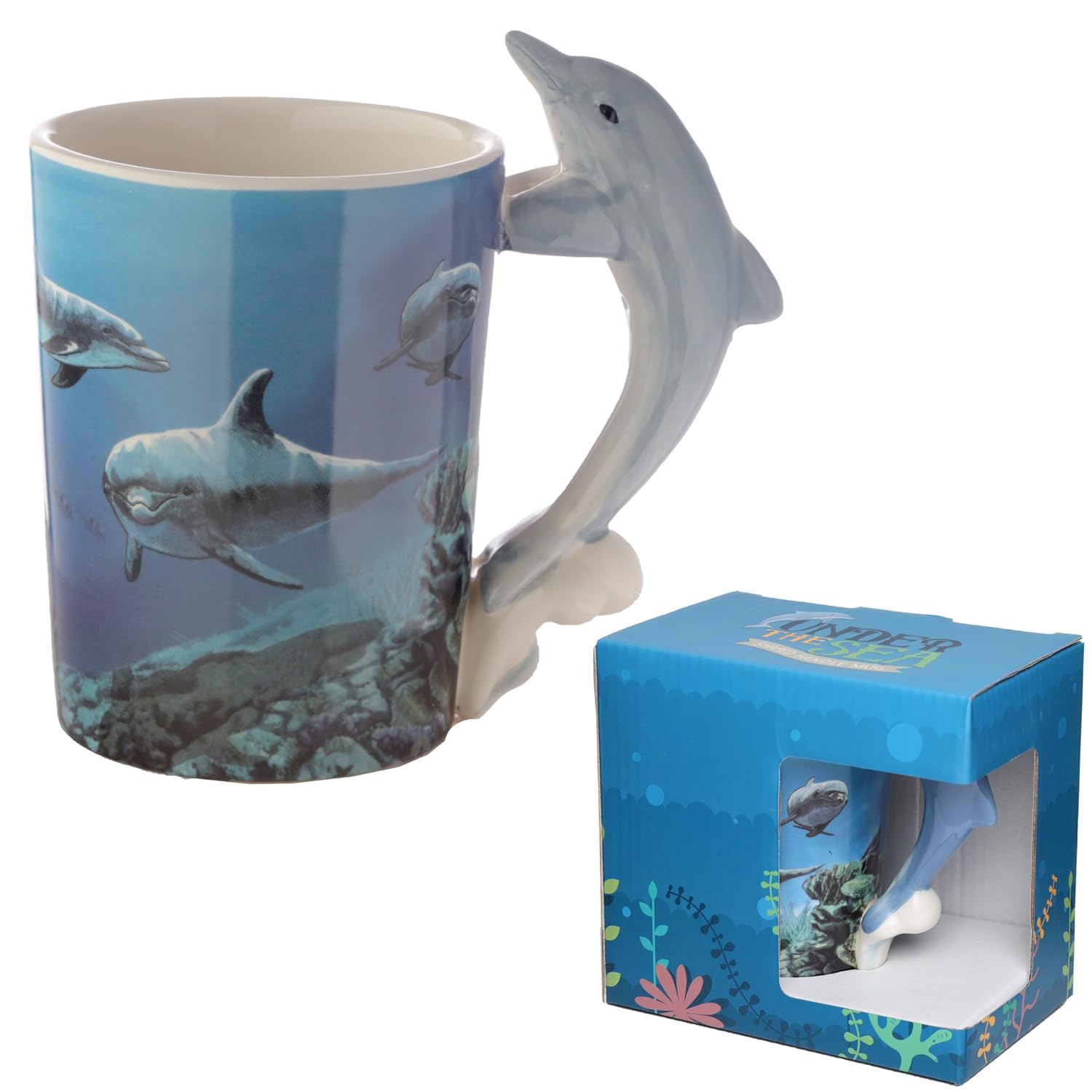 Puckator SMUG20 Mug avec Anse Dauphin 8 x 13 x 12,5 cm – Image 6