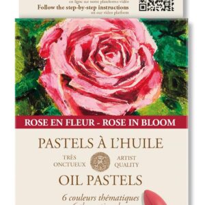 SENNELIER PASTEL HUILE ROSE EN FLEUR 6 P