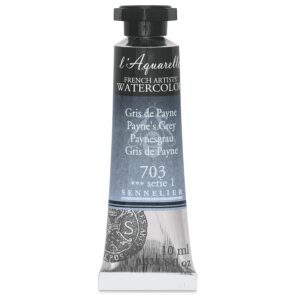 Sennelier l'Aquarelle Watercolor Tubes 10ml - Payne's Grey 10ml Tube by Sennelier