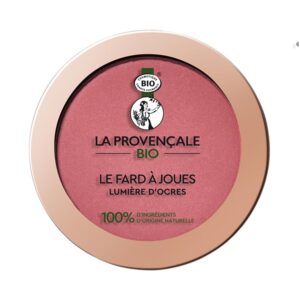 La Provençale Bio - Le Fard à Joues Lumière d'Ocres Certifié Bio - Blush Effet Bonne Mine - Pour Tous Types de Peaux - Teinte : Rose Faïence (02)