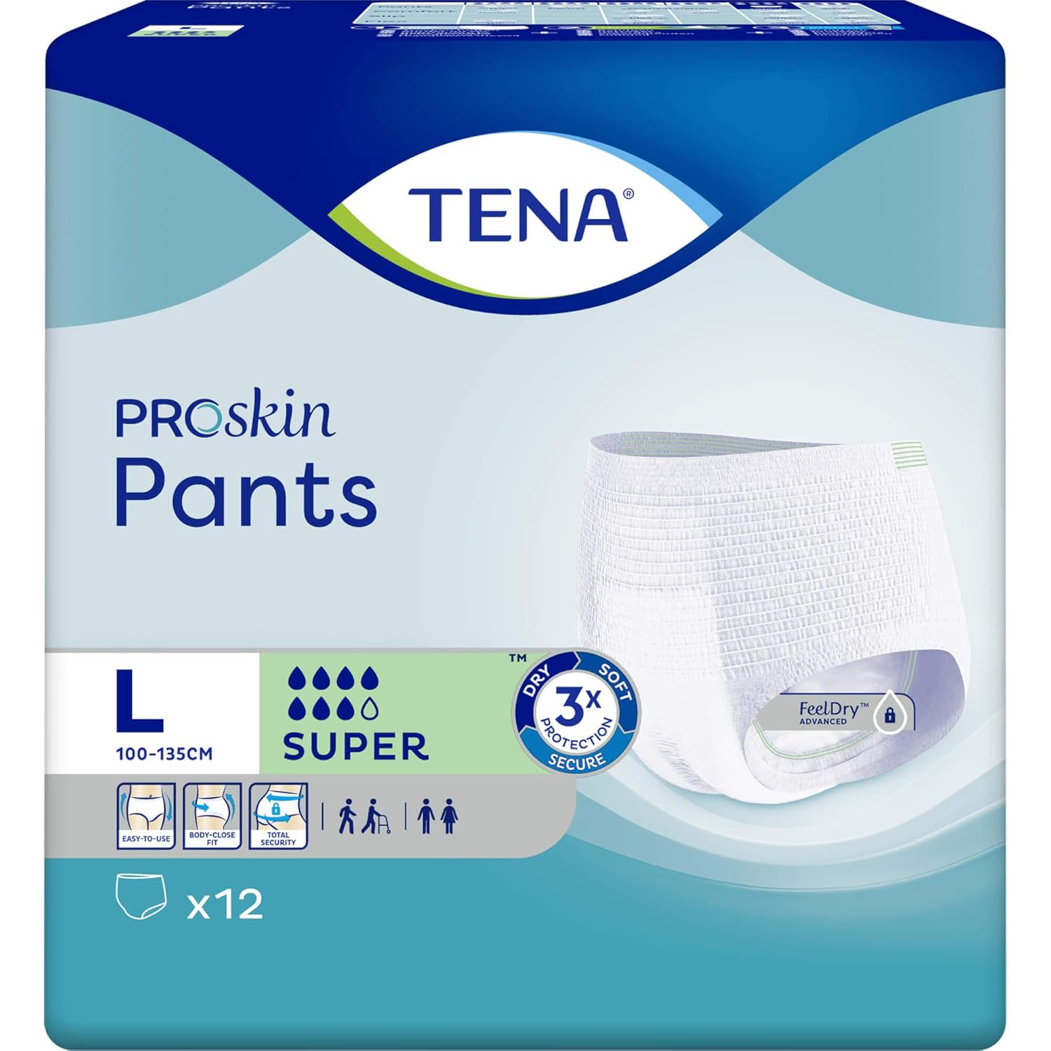 TENA Grand super pantalon, 12 pantalons