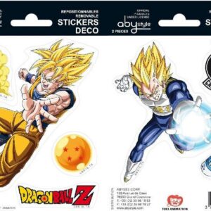 ABYstyle - DRAGON BALL - Stickers - Goku / Vegeta - 16x11cm