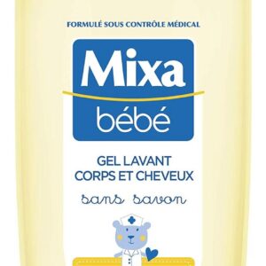 Mixa Bébé Gel lavant corps et cheveux Sans savon 750ml