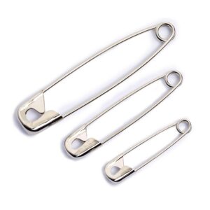 Prym Épingles à nourrice avec bobine Numéro 0–3, Sliver, 27/38/50 mm, Silver
