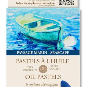 SENNELIER PASTEL HUILE PAYSAGE MARIN 6 P
