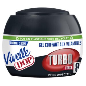 Vivelle Dop Gel Coiffant aux Vitamines Fixation Turbo Force 8
