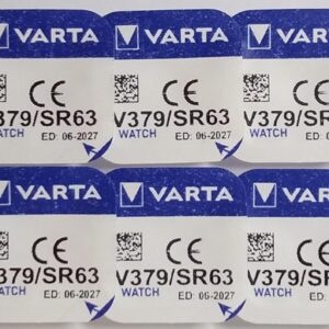 VARTA V379 SR521SW Lot de 10 Piles Bouton V379