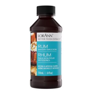 Lorann Huiles Boulangerie émulsions saveur Naturelle et Artificielle 4oz-Rum, d'autres, Multicolore