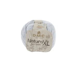 DMC - Natura XL - Pelote de fil à tricoter et à crocheter | 100% coton - Idéal pour déco, accessoires et vêtements | 100 g - 75 m | 23 coloris