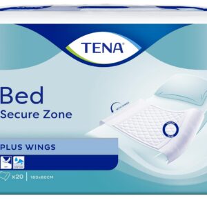 TENA BED PLUS WINGS 80X180CM - CARTON DE 4 SACHETS DE 20 ALESES