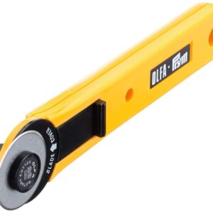 Prym 611371 Couteau Rotatif « Mini » 28mm, Yellow