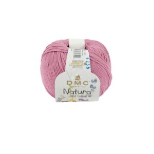 DMC - Natura - Pelote de fil à tricoter et à crocheter | 100% coton - Idéal pour déco et vêtements | 50 g- 155 m | 65 coloris