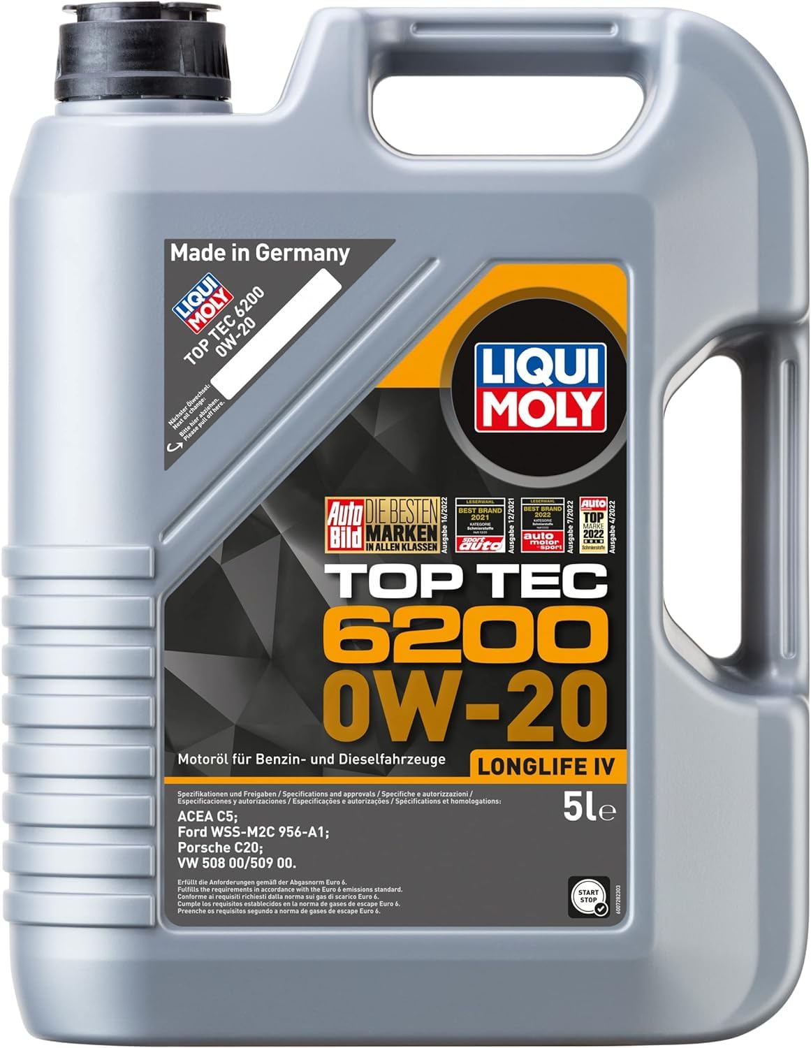 Liqui Moly Top Tec 6200 0W-20 Huile Moteur 5 l