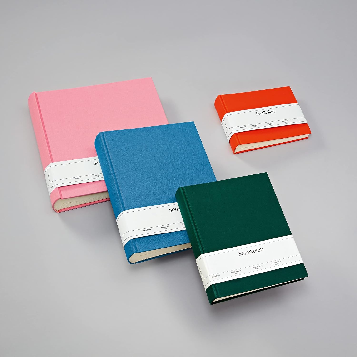 Semikolon 363974 Album Classic Small - 21,5 x 16 cm - 80 pages couleur crème, pour 10 x 15 photos - vert forêt – Image 6