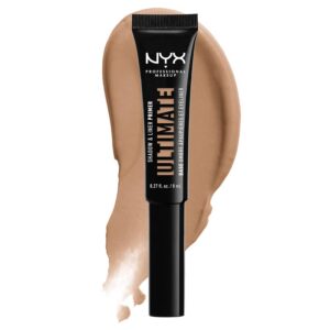 NYX Professional Makeup Base à Paupières Ultimate Shadow & Liner Primer, Infusée en Vitamine E, Formule Vegan, Teinte : Medium Deep