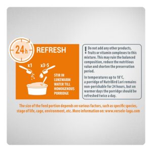 Alternative view of Versele Laga - Aliment Nutribird Lori pour Loris Et Perruches des Figuiers - 700g
