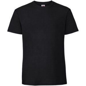Fruit of the Loom - T-Shirt - Homme (M) (Noir)