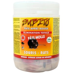 Raticide Professionnel Puissant 150g - Élimination Rapide des Rats et Souris – Appât/Poison Haute Appétence Foudroyant - Utilisation Intérieure et Extérieure – Anti Rongeur/ Mort aux rats Efficace
