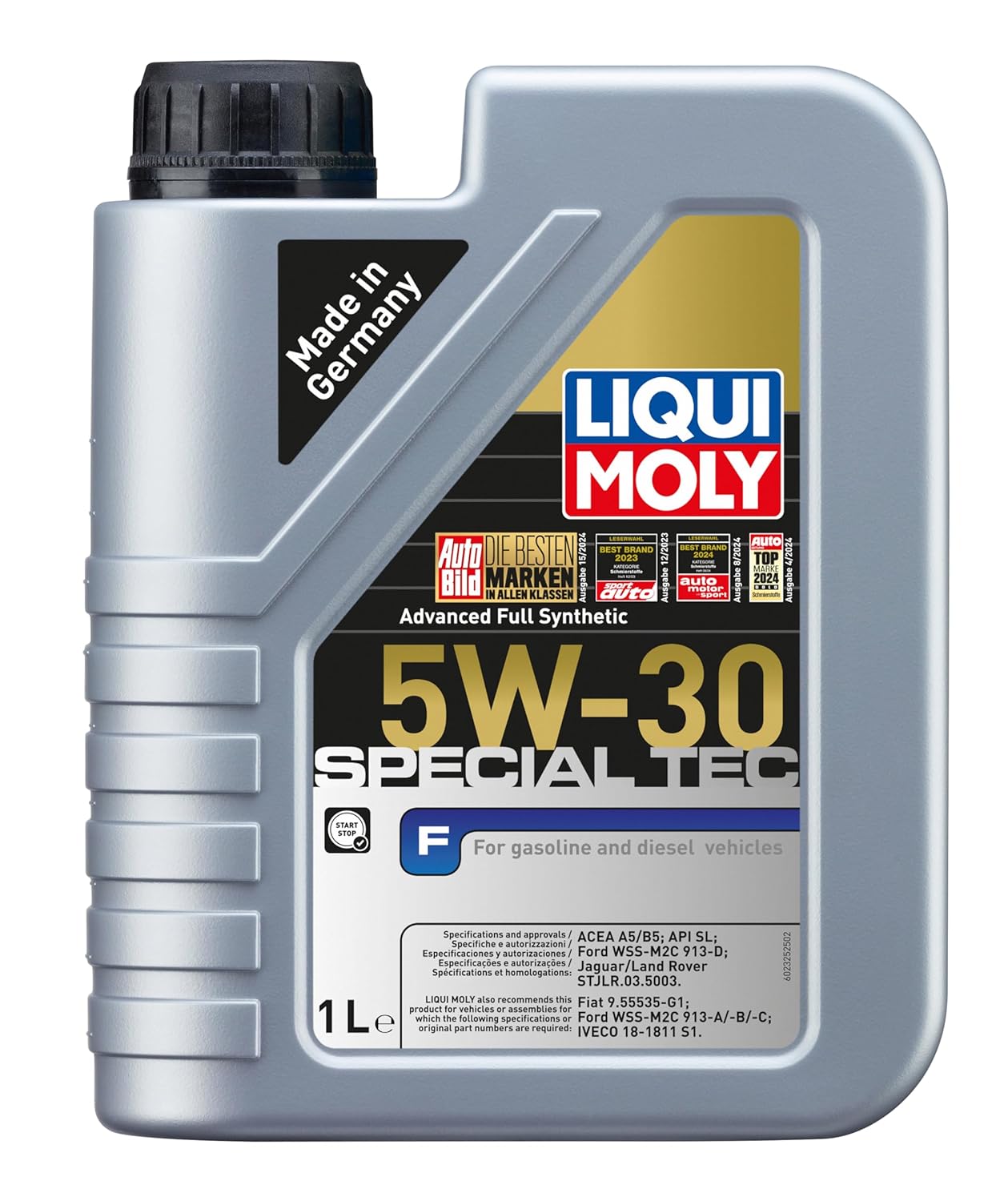 LIQUI MOLY Special Tec F 5W-30, 1 L, Technologie de synthèse Huile motrice, SKU: 2325, Sconosciuto