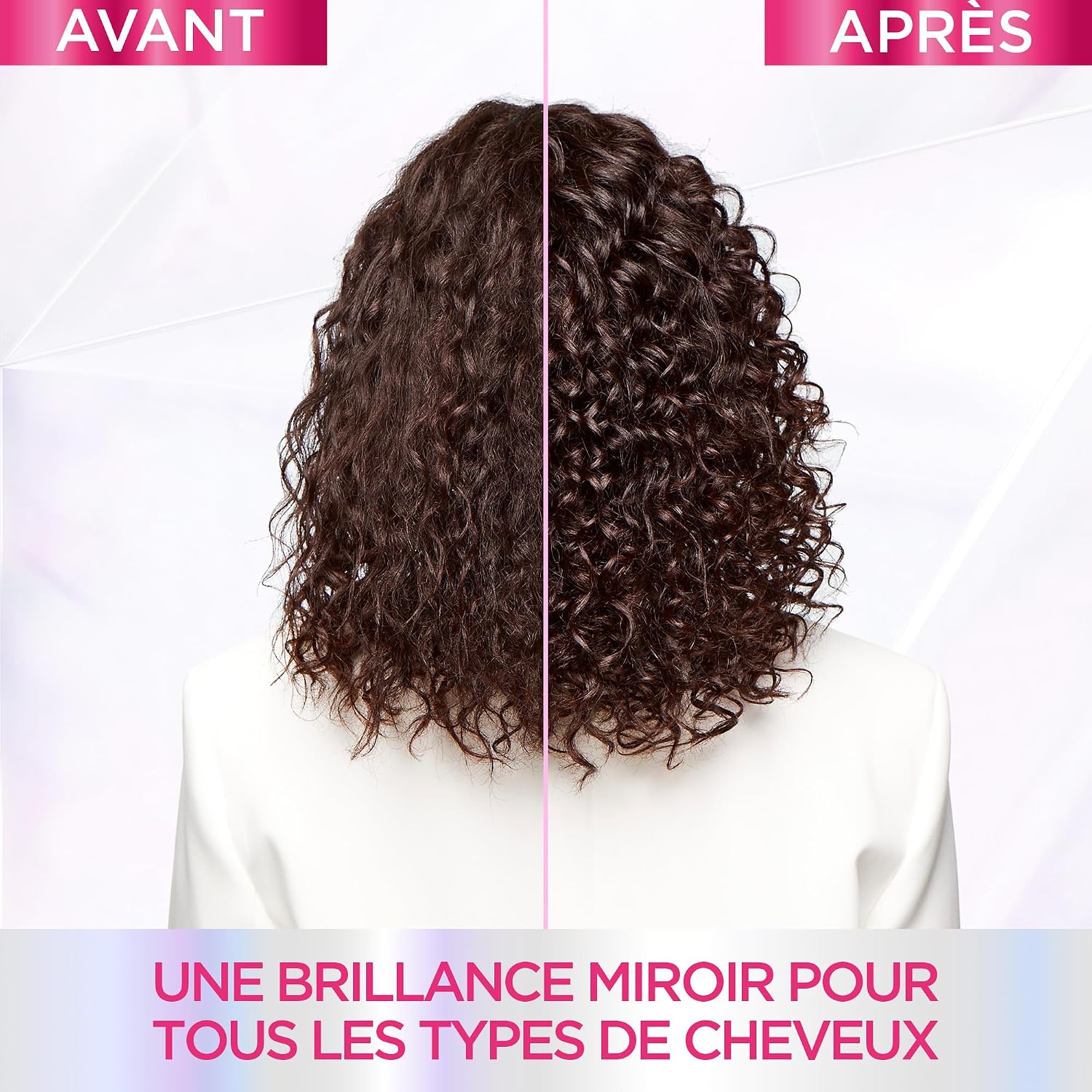 L'Oréal Paris Elvive Glycolic Gloss Après-Shampooing 150ml + Shampoing 200ml + Sérum Sans Rinçage 150ml + Traitement de Laminage 5 Minutes 200ml pour Cheveux Ternes et Poreux - 4 Flacons – Image 2