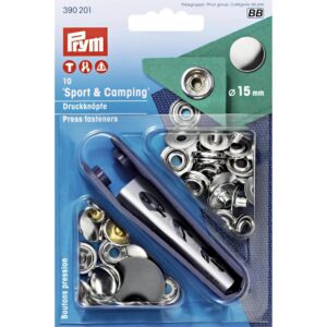Prym - Boutons pression - Ø 15 mm - 10 pcs, Argent