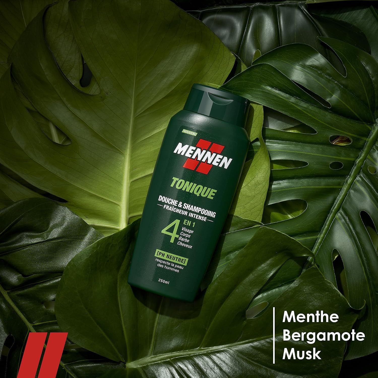 Mennen - Routine Hygiène Homme - 2x Déodorants Stick Tonique, 1x Déodorant Menthe Fraîche, 2x Gels douche Tonique, 1x Lotion Après-Rasage – Image 6