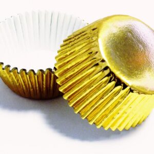 PME - Caissettes à Cupcakes Métalliques - Or, Lot de 30 BC811, Doré