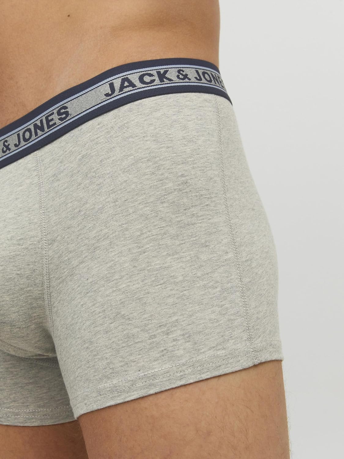 Jack & Jones Homme Jacoliver Trunks 5 Pack Cale on boxeur, Dark Grey Melange, L EU – Image 7