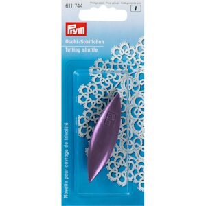 Prym 611744 Navettes pour ouvrages de frivolité, 6,5cm, Assorties, Aluminium, Blue, 65mm