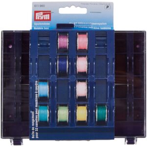 Prym - Bobin Box pour 32 bobines - 1 unité, Bleu