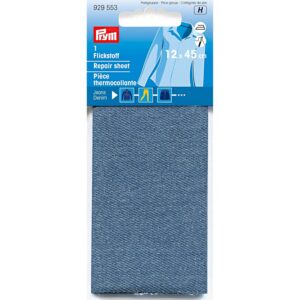 Prym 17 929553 Pièce, Jean, thermocollant, 12 x 45cm, Bleu Moyen, Mid-Blue