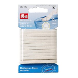 Prym - Prym Blanc (5mm, 10m) Bio Élastique - 1 Unité