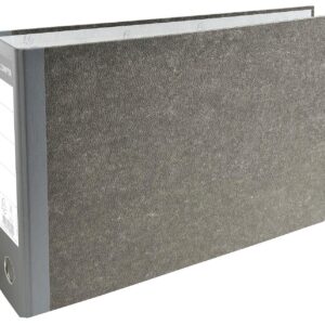 EXACOMPTA Classeur à levier en carton gris A4 à l'italienne dos 70mm