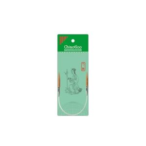 CHIAOGOO — Aiguille circulaire en bambou patine 23 cm 3,00 mm
