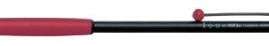 TOMBOW ZOOM 707 — Stylo-bille rétractable noir/rouge