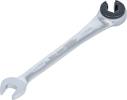 BGS — Clé mixte à cliquet ouverte 11 mm