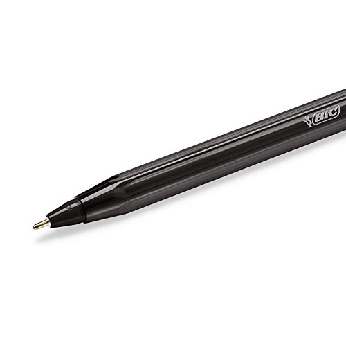 BIC Cristal Exact — Stylos-bille noirs pointe fine 0,7 mm x20