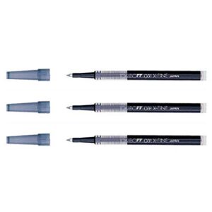 TOMBOW — Lot de 3 recharges pour roller pointe fine 0,5 noir