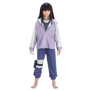 Chaks - Costume Hinata Hyuga pour fille, tenue Naruto officielle, ensemble anime 5 pièces pour carnaval, cosplay et Comic Con