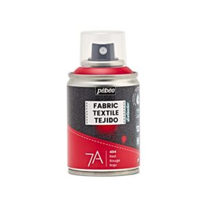 PÉBÉO 7A Spray — Peinture textile rouge 100 ml