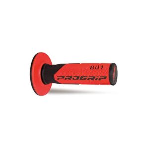 PROGRIP 801 — Paire de grips moto cross rouge