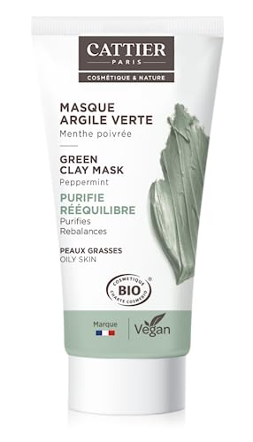 CATTIER — Mini masque à l’argile verte menthe poivrée 30 ml