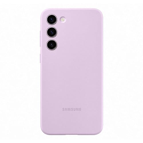 SAM — Coque en silicone pour Galaxy S23+ lavande