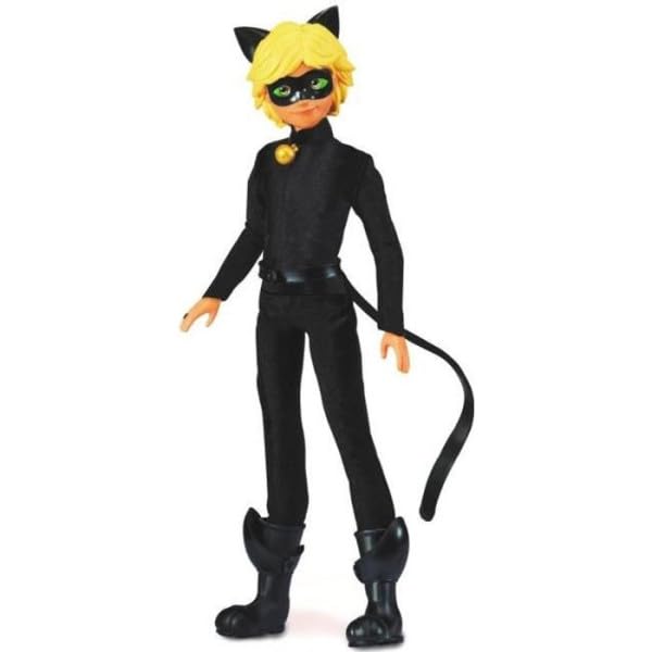 BANDAI Miraculous — Poupée Chat Noir et Adrien 26 cm – Image 3